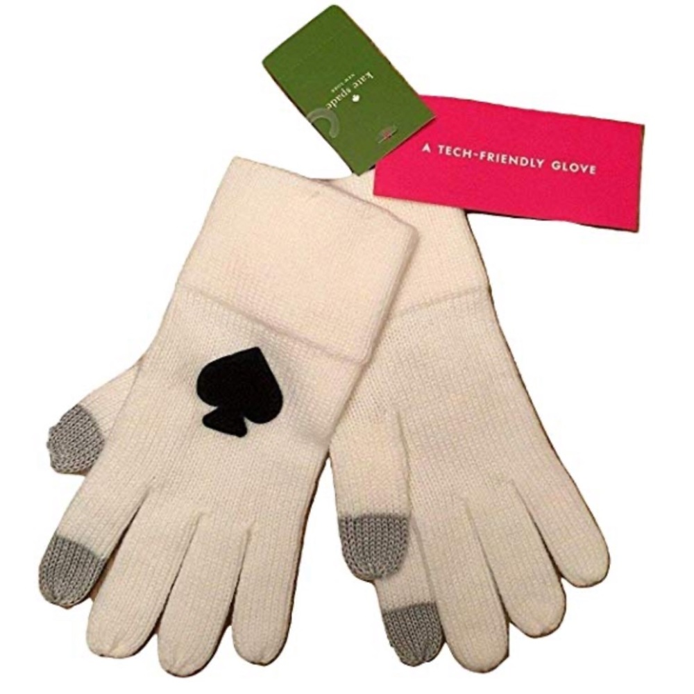🆕 kate spade ny ♠️ Spade Gloves Cream
